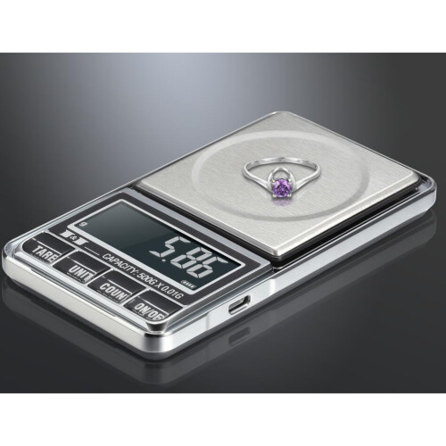 Digital Jewelry Scale 0.1g Readability Pocket Design Multi Color 1