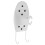 Curling Iron Holder White Abs 1set 12x5.7x3.7in 9