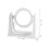 6 Pcs Bathroom Curtain Rod Brackets Shower Accessories 3