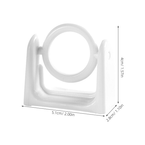 6 Pcs Bathroom Curtain Rod Brackets Shower Accessories 2