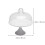 1Pc Durable Ceramic Glass Food Cover Multipurpose Cake Display Tray 2