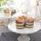 1Pc Durable Ceramic Glass Food Cover Multipurpose Cake Display Tray 5