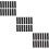 150Pcs Paper Lipstick Packaging Boxes Black Kraft Durable Storage 10