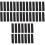 150Pcs Paper Lipstick Packaging Boxes Black Kraft Durable Storage 4