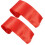 2Pcs Running Finish Strap Polyester Red Race Belt for Track Events 1