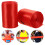 2Pcs Running Finish Strap Polyester Red Race Belt for Track Events 4