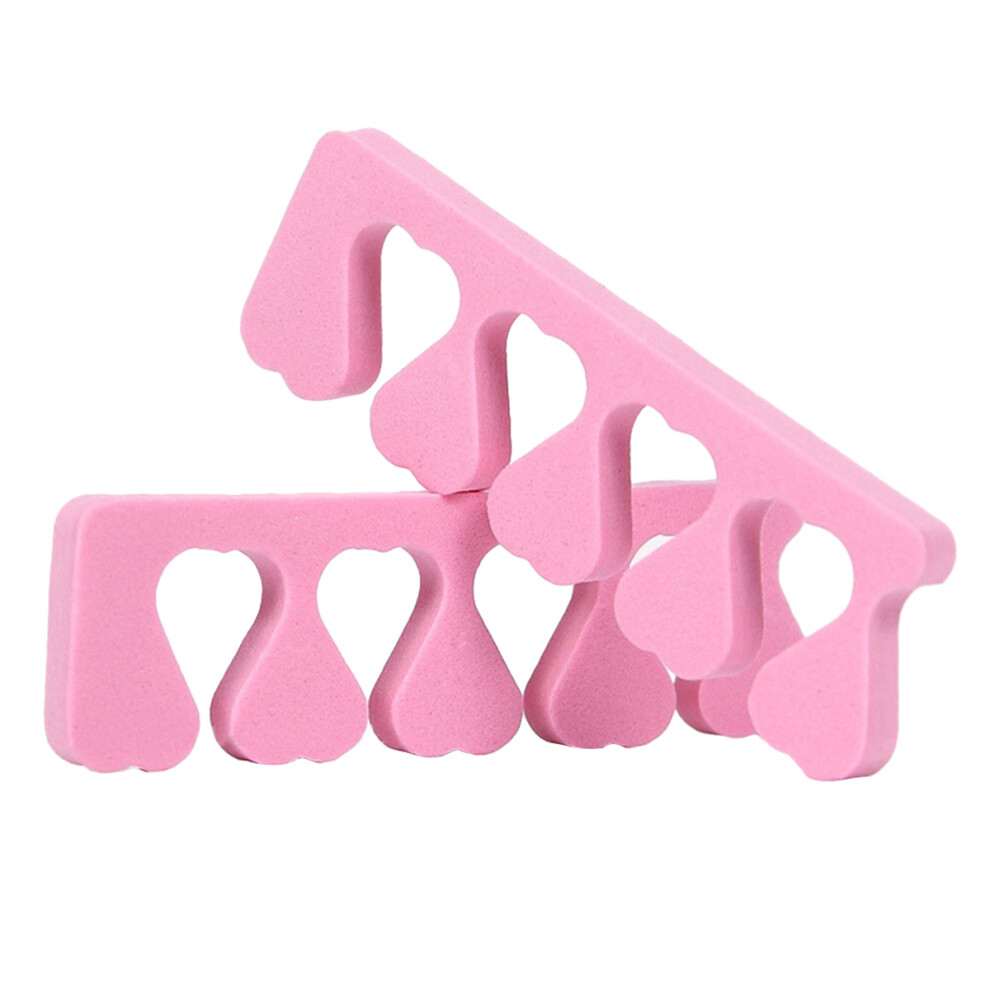 Totority Blue 20Pairs Nail Toe Separators Foam For Easy Pedicure And Manicure