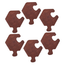 6Stk Holz Untersetzer Hexagon Puzzle Tablett Schutzmatte