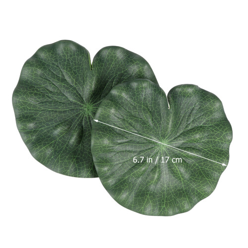 10Pcs Durable Eva Floating Lotus Leaf Ornament for Fishpond Decor 1