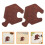 6Stk Holz Untersetzer Hexagon Puzzle Tablett Schutzmatte 10