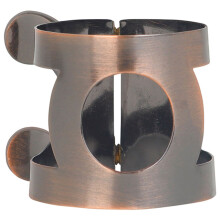 Brass and ABS Saxophone Ligature Clip Dark Brown Replacement Part