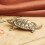 2Pcs Creative Brass Turtle Adornments Durable Golden Desktop Figurines 9