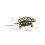 2Pcs Creative Brass Turtle Adornments Durable Golden Desktop Figurines 2