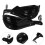 1Pair Motorcycle Handguards Wind Crash Protector Black Plastic Metal 10
