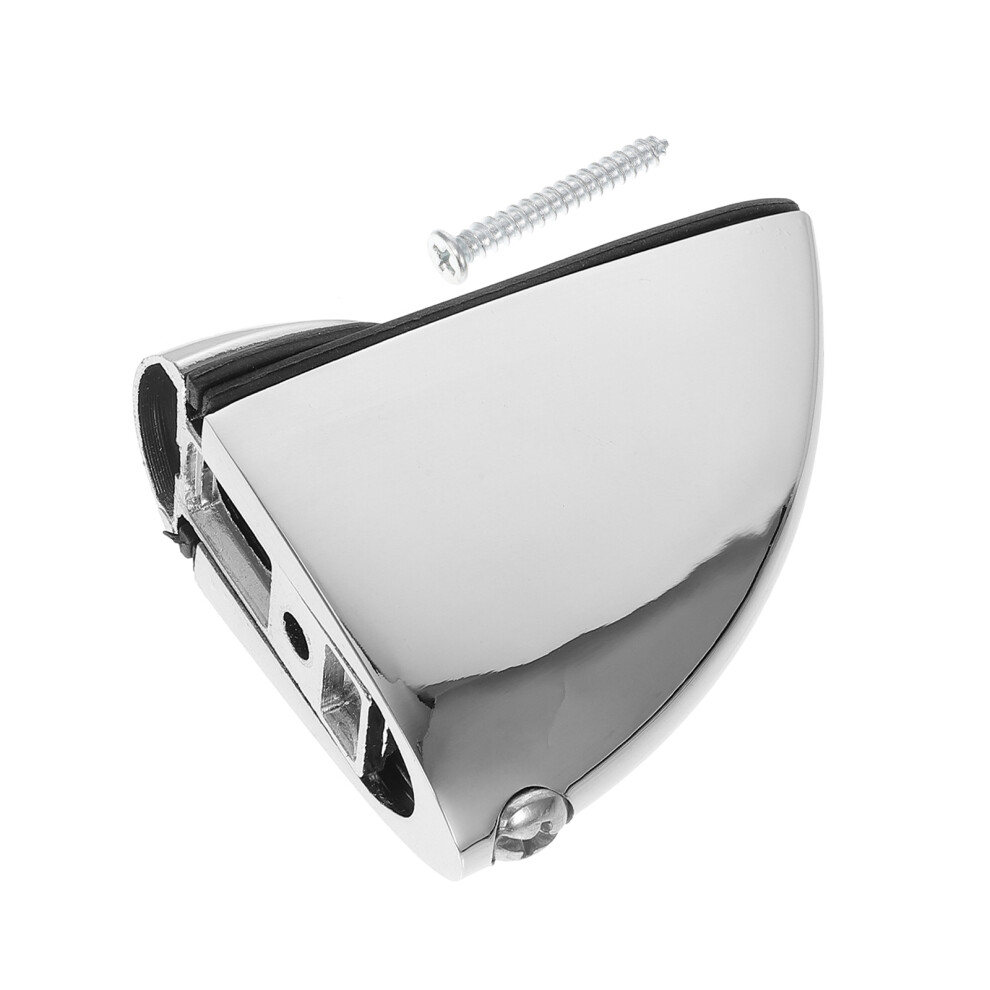 Silver Glass Fish Mouth Clip Zinc Alloy Mirror Holder For Home 3072229540992