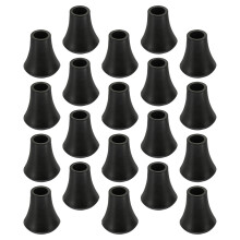 20Pcs Drum Kit Rubber Feet Black Drum Rack Leg Protectors Accessories