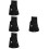 4Pcs Nylon Axe Cover with Snap Closure Universal Hatchet Case Black 8