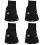4Pcs Nylon Axe Cover with Snap Closure Universal Hatchet Case Black 6
