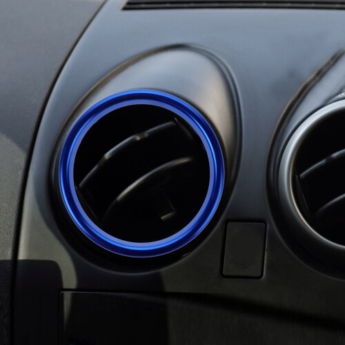 Blue Circular Air Conditioning Vent Trim Ring 1set 3.3in 2