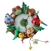 Clock Making Kit Felting Kits For Beginners Adults Diy Material Bag
