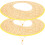 2Pcs Beige Straw Hard Hat Sunshade Visor Full Brim Worker Shield 8