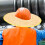 2Pcs Beige Straw Hard Hat Sunshade Visor Full Brim Worker Shield 5