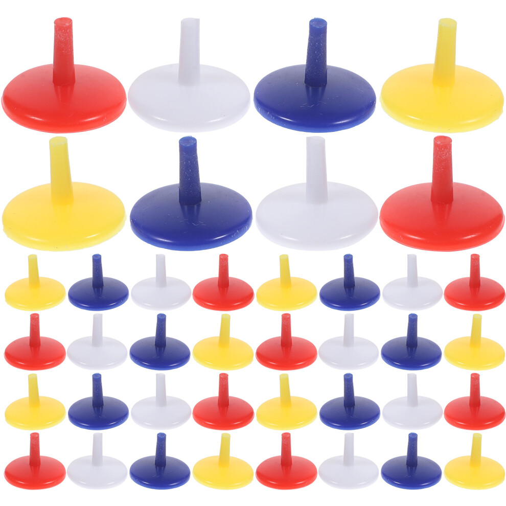 Photos - Golf 150Pcs Assorted Color Plastic  Ball Markers Durable Round Markers