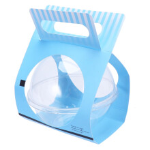 10pcs Ball Shape Cake Containers Plastic Cake Box with Clear Cover for Round Mousse and Bakery
