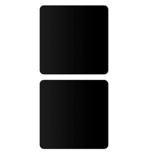 2Pcs Black Acrylic Reflection Boards Lightweight Mirror Photo Props