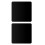 2Pcs Black Acrylic Reflection Boards Lightweight Mirror Photo Props 1