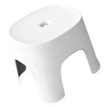 1Pc Durable White Step Stool for Kids Potty Training and Bathroom Use