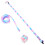 1Set Plush Cat Spring Toy Interactive Stick for Cats 1