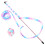 1Set Plush Cat Spring Toy Interactive Stick for Cats 8