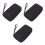 3Pcs Black Ear Thermometer Bag for Storage with Mesh Pocket Organizer 3