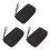 3Pcs Black Ear Thermometer Bag for Storage with Mesh Pocket Organizer 6