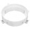 2Pcs Easy Install Portable Ac Exhaust Hose Adapter in White 1