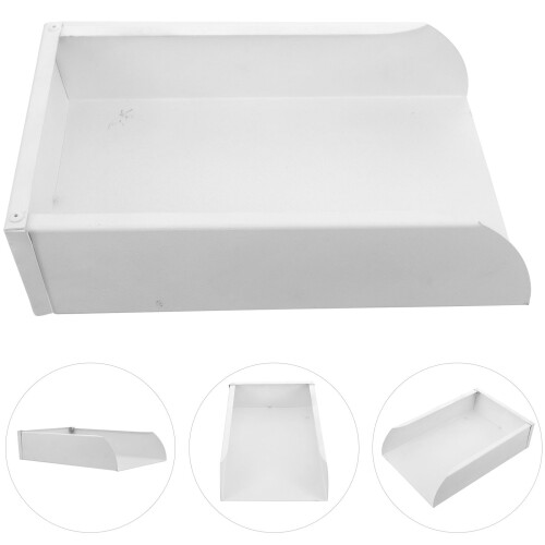 Gutter Splash Guards Downspout White 1set 11.4x7.9x2.8in 2