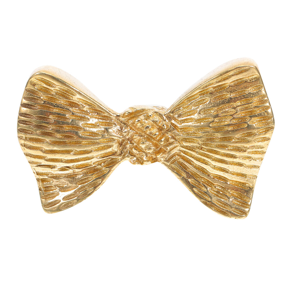 Brass Bow Shape Cabinet Pulls Stylish Golden Dresser Knobs 3054252238428