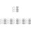 60 Pcs Disc Brake Adjuster Stainless Steel Caliper Tool 3