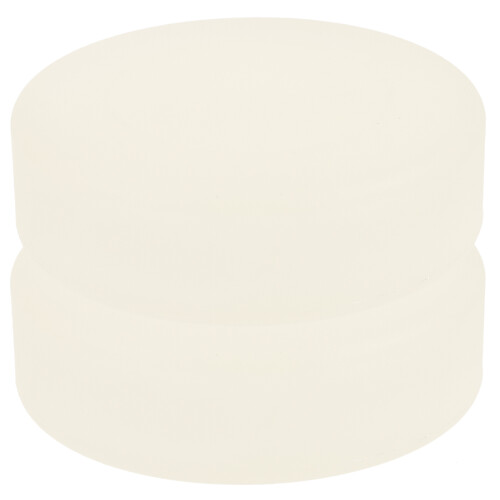 2Pcs Professional PVC Ice Hockey Puck for Practicing Beige