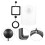 3Pcs Fish Tank Feeding Circle PP Acrylic Suction Cup Floating Feeder 2