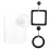 3Pcs Fish Tank Feeding Circle PP Acrylic Suction Cup Floating Feeder 5