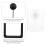 3Pcs Fish Tank Feeding Circle PP Acrylic Suction Cup Floating Feeder 7