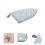 Sky-Blue Mini Ironing Board Durable Polyester Steamer Backing Pad 3