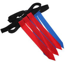 2Pcs Outdoor Football Waist Flags Adjustable Nylon PVC Multi-Use Belt
