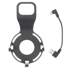 1Pc Black Plastic Smart Speaker Holder Non-Punch Wall-Mounted Bracket