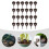 100Pcs Plastic Fertilizer Boxes For Flowerpots Reusable Bonsai 10
