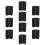 10pcs Angle Corner Protector Speaker Corners Protector Guards 4