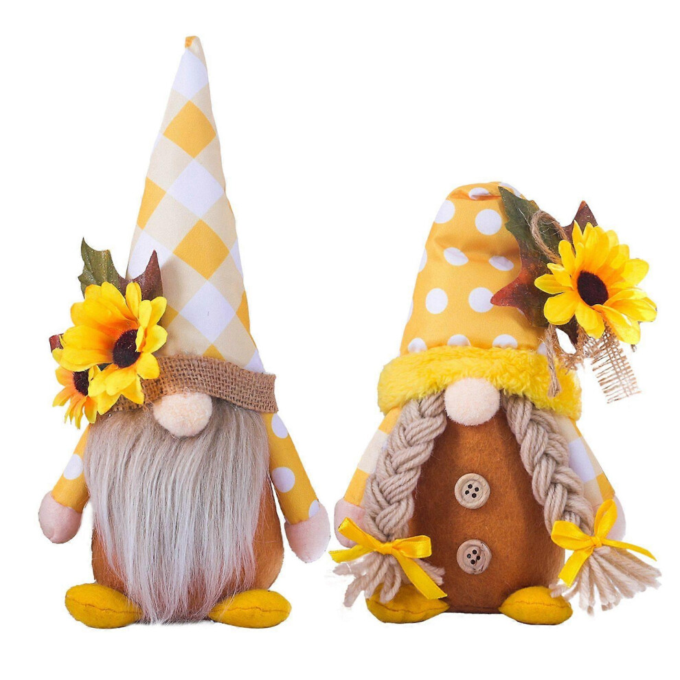 (As Show, One Size) Faceless For Doll Sunflower Gnomes Rudolph For Doll Gifts For Children Coworker 5213747869648