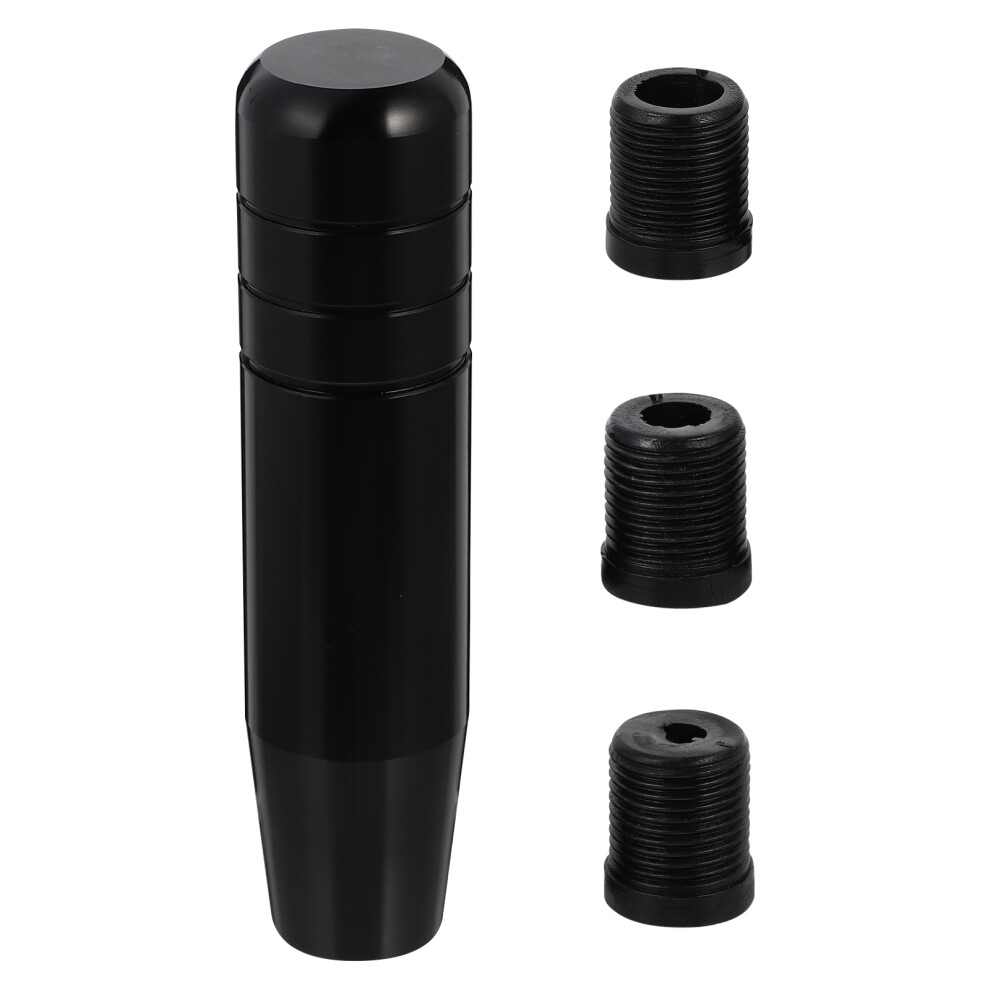 Gear Stick Head Gear Shift Knob Aluminum Alloy 1Pack Black 3072855695776